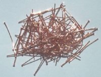 100 1" 24ga Bright Copper Fine Head Pins